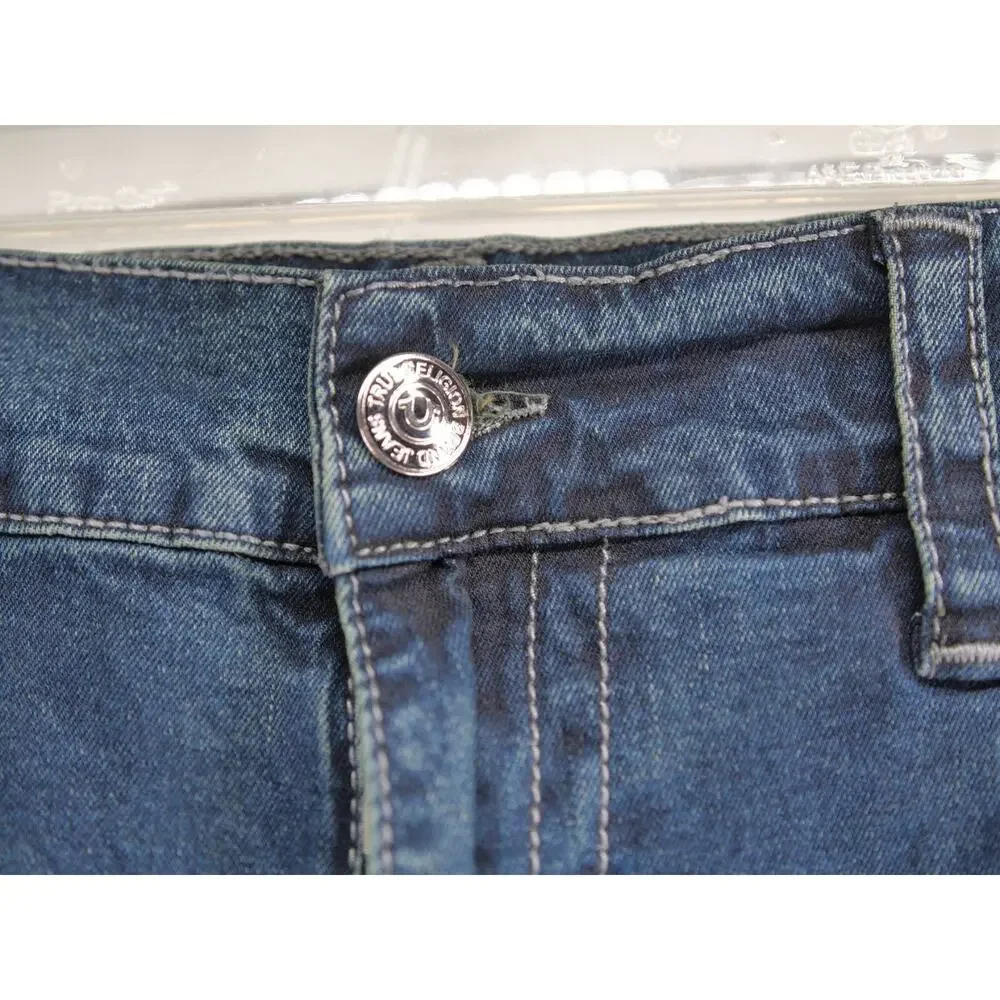 True Religion Rocco‎ No Flap Relaxed Skinny Jeans 40 Stretch $149 GGJD LAST CALL